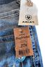 Ariat Aztec Or Tribal Print Blue Denim Shorts Size 27 waist - photo 3