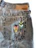 Ariat Aztec Or Tribal Print Blue Denim Shorts Size 27 waist - photo 9