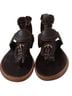 Ulla Johnson 100% Leather Solid Brown Gold Sandals Size EU 36 - photo 5