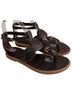 Ulla Johnson 100% Leather Solid Brown Gold Sandals Size EU 36 - photo 1
