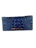 Brahmin Blue Leather Clutch One size - photo 1