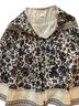 Talbots 100% Cotton Floral Black Ivory Casual Skirt Size 12 - photo 1