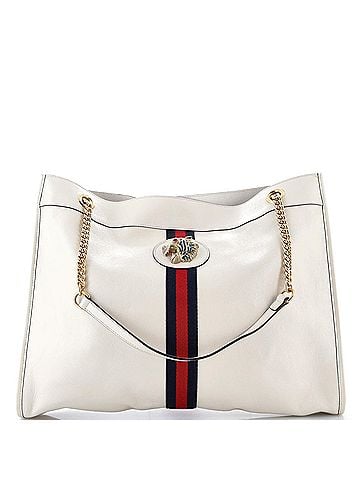 Gucci Rajah Chain Tote Leather Large (view 1)