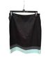 Ann Taylor LOFT 100% Polyester Black Blue Casual Skirt Size 6 (petite) - photo 1