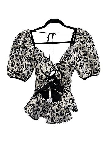 V. Chapman Geneva Short Sleeve Blouse (view 2)