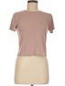 Babaton Solid Pink Orange T-Shirt Size S - photo 1
