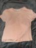 Babaton Solid Pink Orange T-Shirt Size S - photo 4