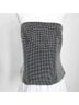 Forever 21 100% Polyester Silver Black Sleeveless Top Size L - photo 4