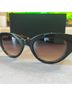 Carolina Lemke Solid Brown Sunglasses One size - photo 4