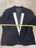INC International Concepts Black White Blazer Size 1X - photo 5