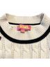 THML Solid Ivory Black Pullover Sweater Size M - photo 3