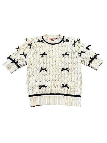 THML Bow Detail Knit Top Pullover Sweater (view 1)