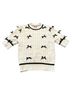 THML Solid Ivory Black Pullover Sweater Size M - photo 4
