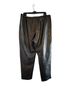 Lands' End 100% Lambskin Black Leather Pants Size 18 - photo 2