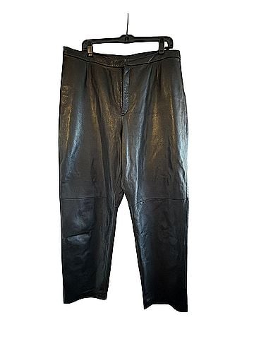 Lands' End Leather Pants (view 1)