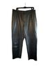 Lands' End 100% Lambskin Black Leather Pants Size 18 - photo 1