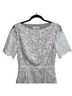 Reiss 100% Polyester 100% Polyester Floral White Cocktail Dress Size 6 - photo 2