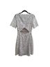 Reiss 100% Polyester 100% Polyester Floral White Cocktail Dress Size 6 - photo 4