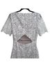 Reiss 100% Polyester 100% Polyester Floral White Cocktail Dress Size 6 - photo 5