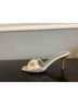 White House Black Market Silver Heels Size 6 1/2 - photo 6