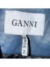 Ganni 100% Lambskin 100% Polyester Blue Jacket Size M - photo 3