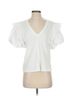 Zara White Short Sleeve Blouse Size S - photo 1