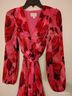 Milly Floral Pink Red Cocktail Dress Size 4 - photo 6