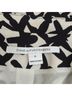 Diane von Furstenberg 100% Silk 100% Polyester Graphic Black White Blazer Size 6 - photo 3