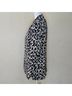 Diane von Furstenberg 100% Silk 100% Polyester Graphic Black White Blazer Size 6 - photo 4