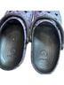 Crocs Graphic Purple Black Mule/Clog Size 9 - photo 4