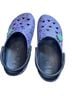 Crocs Graphic Purple Black Mule/Clog Size 9 - photo 7