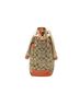 Coach Print Brown Orange Leather Tote One size - photo 2