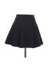 Aqua Solid Black Casual Skirt Size XS - photo 2