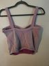 Free People Stripes Red White Sleeveless Blouse Size XL - photo 5