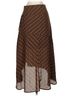 Halogen 100% Polyester Print Brown Halogen Casual Skirt Size XS - photo 2