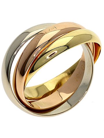 Cartier Cartier Trinity #51 Ring - 18K Yellow Gold/18K Pink White Gold Women's CARTIER (view 2)