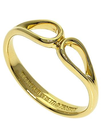 Tiffany & Co. Tiffany &amp; Co. Open Teardrop Ring, 18K Yellow Gold, Women's Ring. (view 1)
