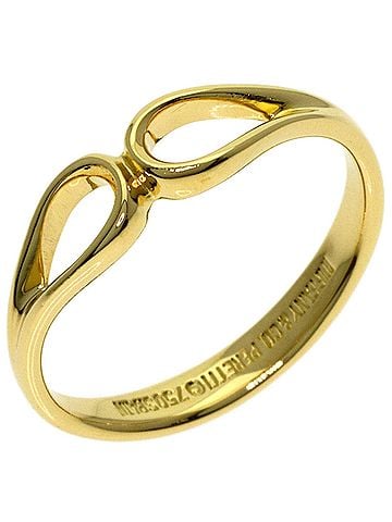 Tiffany & Co. Tiffany &amp; Co. Open Teardrop Ring, 18K Yellow Gold, Women's Ring. (view 2)