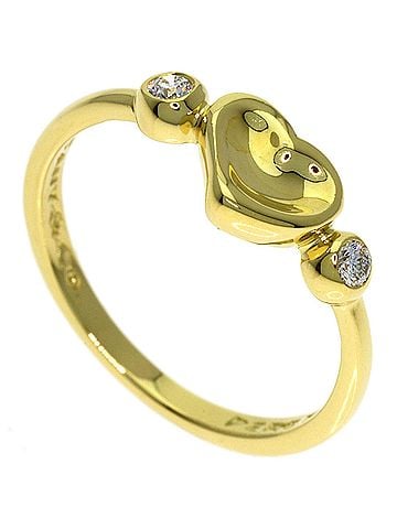 Tiffany & Co. Tiffany &amp; Co. Full Heart 2-Piece Diamond Ring, 18K Yellow Gold, Women's. (view 1)