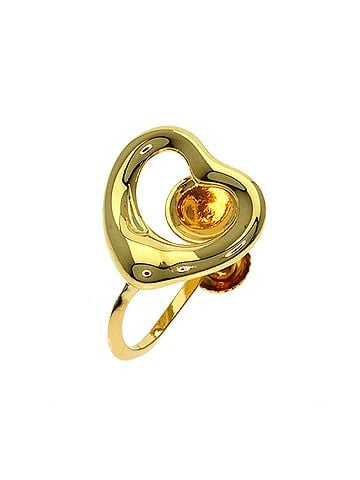 Tiffany & Co. Tiffany &amp; Co. Open Heart Single Earring, 18K Yellow Gold, Women's. (view 1)