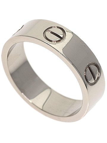 Cartier Cartier Love Ring #53, 18K White Gold, Women's Ring, CARTIER (view 1)
