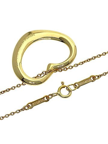 Tiffany & Co. Tiffany &amp; Co. Open Heart Necklace, 18K Yellow Gold, Women's. (view 2)