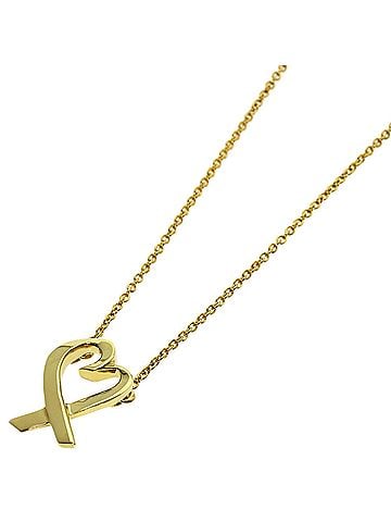 Tiffany & Co. Tiffany &amp; Co. Loving Heart Necklace, 18K Yellow Gold, Women's. (view 1)