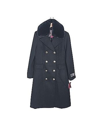Vince Camuto Military Wool Blend Peacoat Coat (view 1)