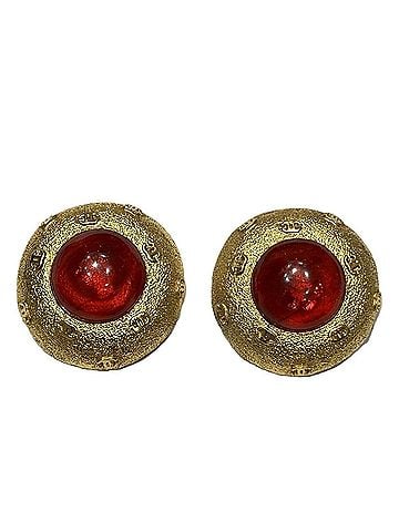 Chanel Chanel earrings, accessories, total weight 21.4g, alloy, Gripoir. (view 1)