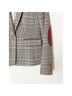 Anne Klein Plaid Brown Red Blazer Size 2 - photo 9