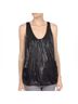 Diane von Furstenberg Black Tank Top Size 4 - photo 3