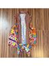 Soft Surroundings 100% Polyester Graphic Floral Multi Color Vest Size L - photo 4