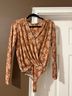 Free People Floral Brown Bodysuit Size S - photo 4