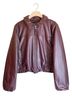 Fabletics Solid Burgundy Jacket Size M - photo 2